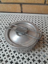 Porta pasto Militare Vintage Alluminio - Gavetta