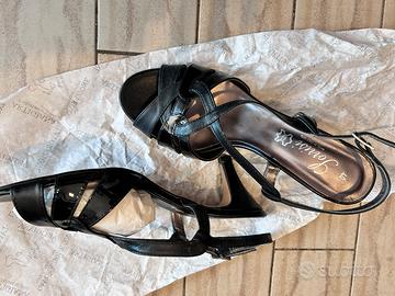Sandalo donna pelle e cuoio , 40 nuovi