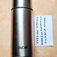 Thermos/Bottiglia Isolante Acciaio Inox + Tappo a