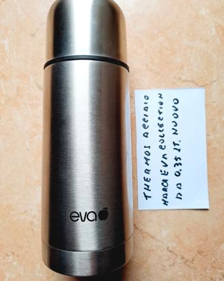 Thermos/Bottiglia Isolante Acciaio Inox + Tappo a