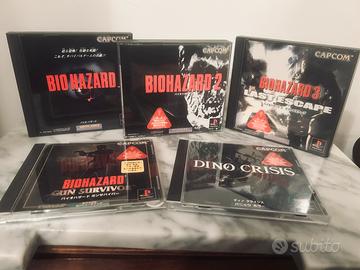 Biohazard / Resident Evil PS1 Collezione Completa