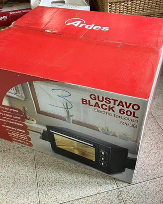 Forno ventilato Ardes Gustavo Black 60L