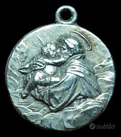 Medaglia Argento Sant'Antonio da Padova -  Madonna