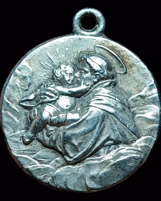 Medaglia Argento Sant'Antonio da Padova -  Madonna