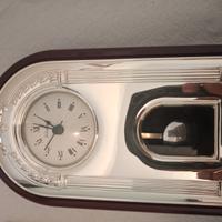 orologio da appoggio,in argento.