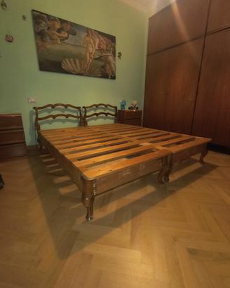 Letto barocchino matrimoniale 