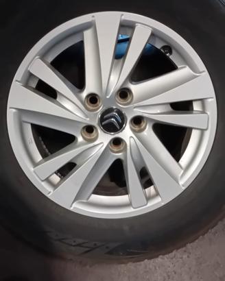 cerchi in lega da 16" originali Citroen C4 Aircros