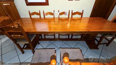 Tavolo in rovere massiccio
