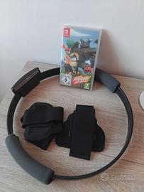 Giochi nintendo switch + ring fit + accessori