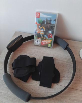 Giochi nintendo switch + ring fit + accessori