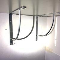 Staffe cromate per mensole