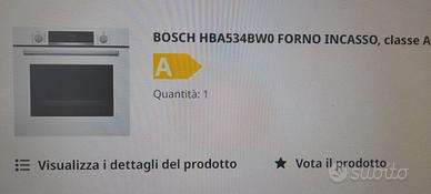 FORNO NUOVO , BOSCH.