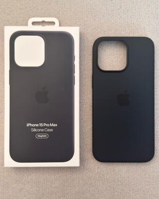 Apple iPhone 15 Pro Max Silicon Case MagSafe Black