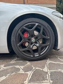 Cerchi r18 black exclusive alfa romeo giulia
