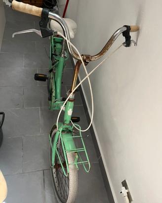 Bicicletta graziella pieghevole verde