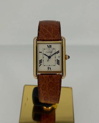 Cartier Tank must date referenza 2413