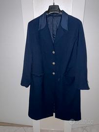 Soprabito donna blu foderato