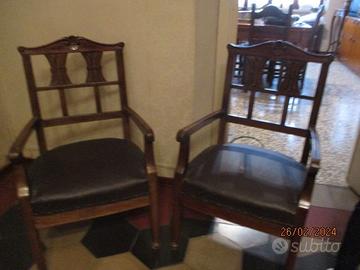 Coppia di poltroncine primi del 900