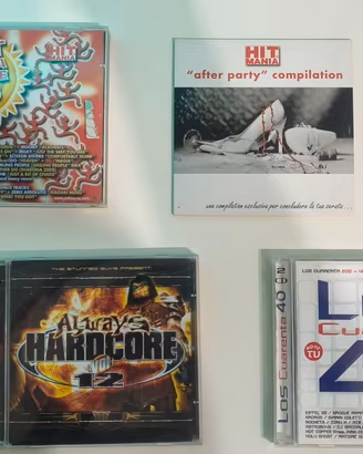 Lotto 4 CD Compilation Musica Dance Anni 2000