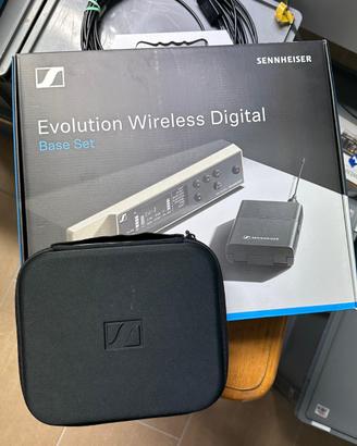 Sennheiser radio mic con centralina