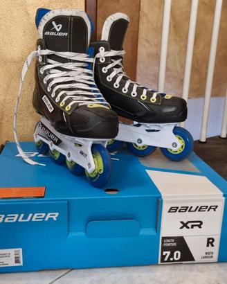 Pattini hockey inline Bauer XR RH tag.42/7.0