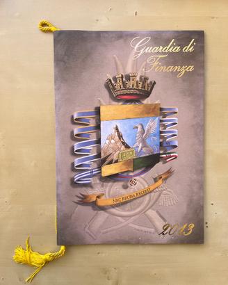 Calendario storico Guardia di Finanza, anno 2013