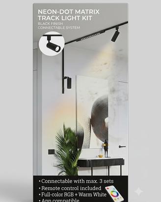 Kid illuminazione LED a Binario Nero co