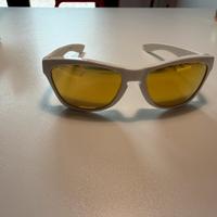 Oakley Jupiter White lenti oro 24K Iridium
