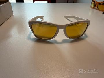 Oakley Jupiter White lenti oro 24K Iridium