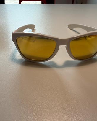 Oakley Jupiter White lenti oro 24K Iridium