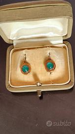 Antichi orecchini in oro a monachella