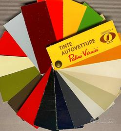 Campionario tinte vernici auto storiche Innocenti 