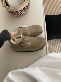 Scarpe casual Birkenstock London, grigio-marrone39