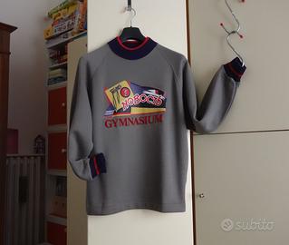 Felpa uomo con stampa, collo maglia, "Gymnasium" S