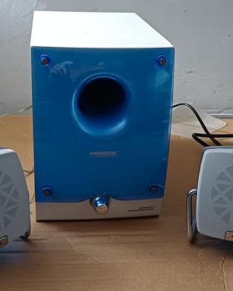 Sistema audio 2.1 Nortek diffusori PC subwoofer 
