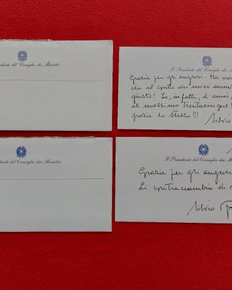 Silvio Berlusconi Presidente del Consiglio Lettere