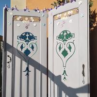 paravento vintage a due ante 