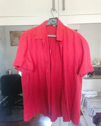 Camicia MOSCHINO Mare Vintage in Lino - Taglia M