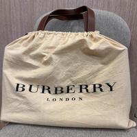 Burberry London – Tote Check in Pelle e Canvas