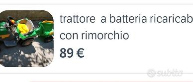 trattore a batteria ricaricabile x bambini