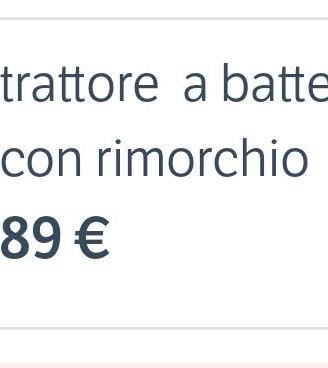 trattore a batteria ricaricabile x bambini