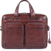 Borsa cartella Piquadro Blu Square. PC 15.6".