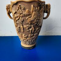 Vaso Asiatico Vintage in Resina