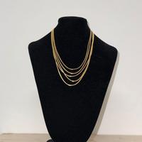 Collana in acciaio inossidabile color oro