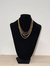 Collana in acciaio inossidabile color oro