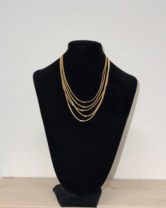 Collana in acciaio inossidabile color oro