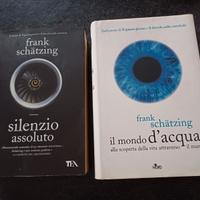 Coppia di libri di Frank Schatzing a solamente