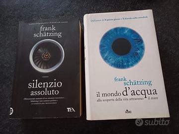 Coppia di libri di Frank Schatzing a solamente