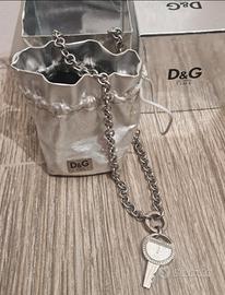 Collana orologio chiave D&G