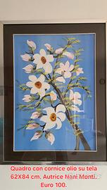 Quadro olio su tela.